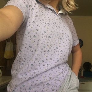 Vintage Ralph Lauren floral polo